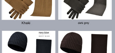 Conjunto Invernal 3 en 1: Gorro, Bufanda y Guantes Tejidos - Image 23