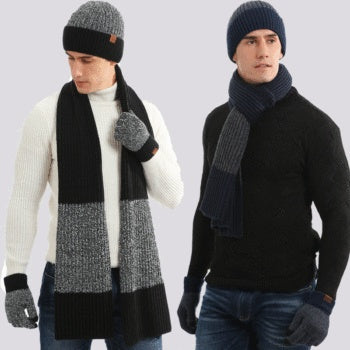 Conjunto Invernal 3 en 1: Gorro, Bufanda y Guantes Tejidos - Image 27