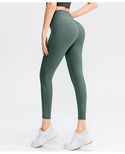 Leggings Yoga Tela Brocado Doble Cara Efecto Desnudo sin Marcas Visibles - Image 46