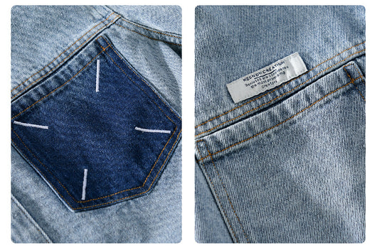 Camisa Denim Retro de Manga Larga para Hombre - Image 11