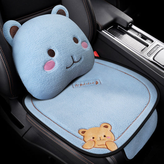 Juego de Cojines para Auto Invierno - Conjunto de 3 Piezas Peluche - Image 13