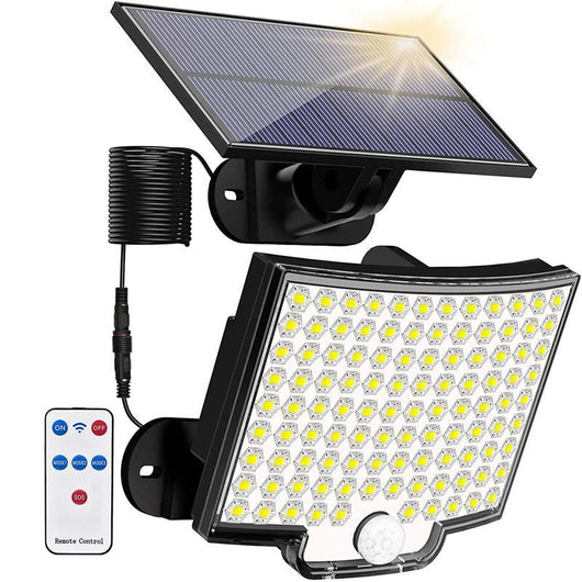 Lámpara Solar de Pared 106 LED - Iluminación Inteligente para Exteriores - Image 18