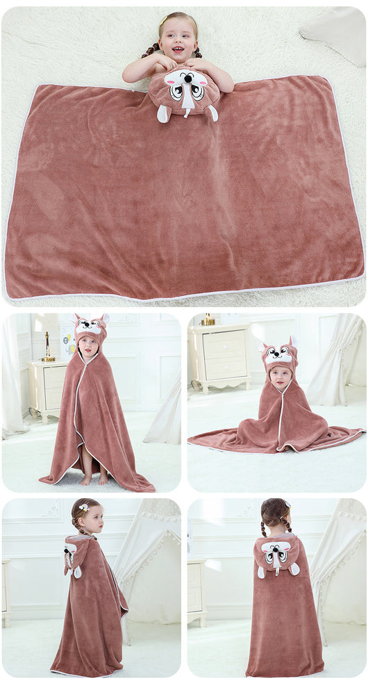Toalla de Baño Infantil con Forma de Animal - Image 27