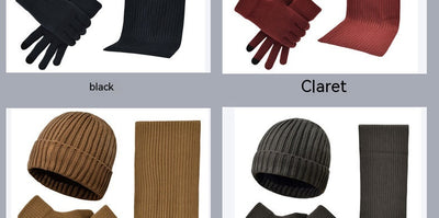 Conjunto Invernal 3 en 1: Gorro, Bufanda y Guantes Tejidos - Image 53