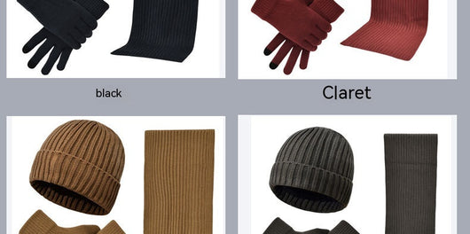 Conjunto Invernal 3 en 1: Gorro, Bufanda y Guantes Tejidos - Image 53