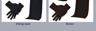 Conjunto Invernal 3 en 1: Gorro, Bufanda y Guantes Tejidos - Image 55