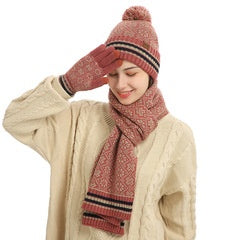 Conjunto Invernal 3 en 1: Gorro, Bufanda y Guantes Tejidos - Image 60