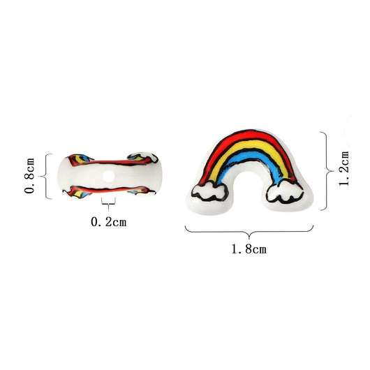 Cuentas de Cerámica Arcoíris para Manualidades DIY - Accesorios Artesanales - Image 19