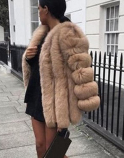 Chaqueta de Felpa Manga Larga para Mujer - Image 14