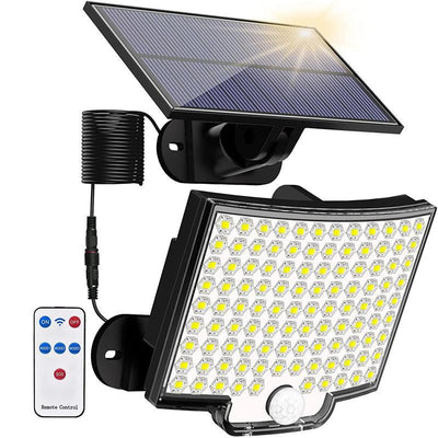 Lámpara Solar de Pared 106 LED - Iluminación Exterior Inteligente - Image 8