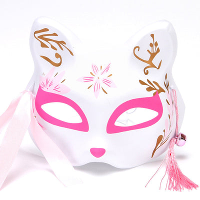 Máscaras de Gato y Zorro Estilo Japonés para Disfraz y Presentaciones Infantiles - Image 42