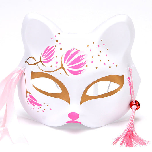 Máscaras de Gato y Zorro Estilo Japonés para Disfraz y Presentaciones Infantiles - Image 44