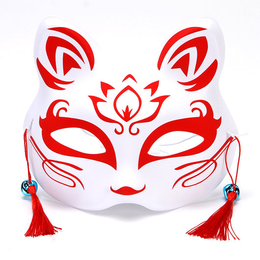 Máscaras de Gato y Zorro Estilo Japonés para Disfraz y Presentaciones Infantiles - Image 53