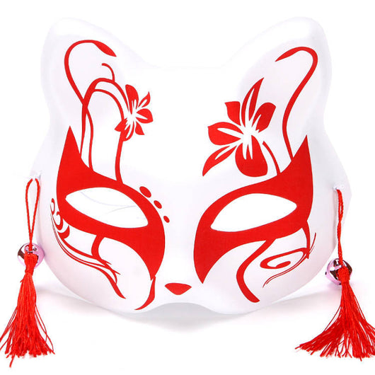Máscaras de Gato y Zorro Estilo Japonés para Disfraz y Presentaciones Infantiles - Image 54
