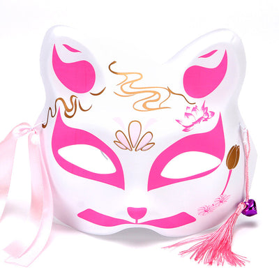Máscaras de Gato y Zorro Estilo Japonés para Disfraz y Presentaciones Infantiles - Image 58