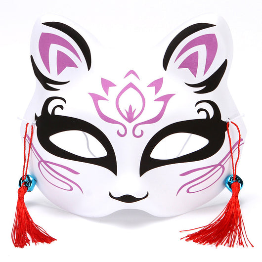 Máscaras de Gato y Zorro Estilo Japonés para Disfraz y Presentaciones Infantiles - Image 63