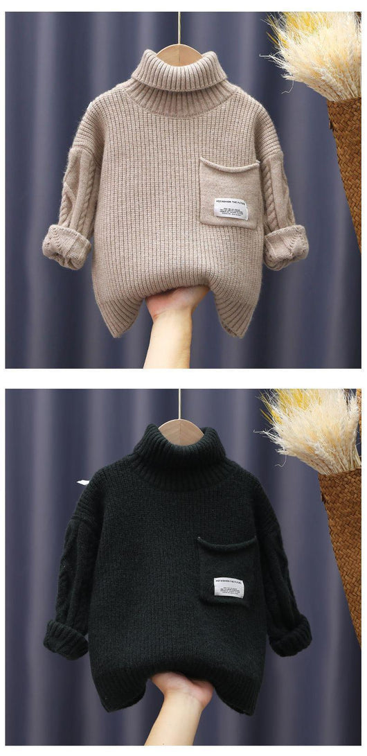 Suéter Infantil Acolchado con Forro Polar para Otoño e Invierno - Image 12