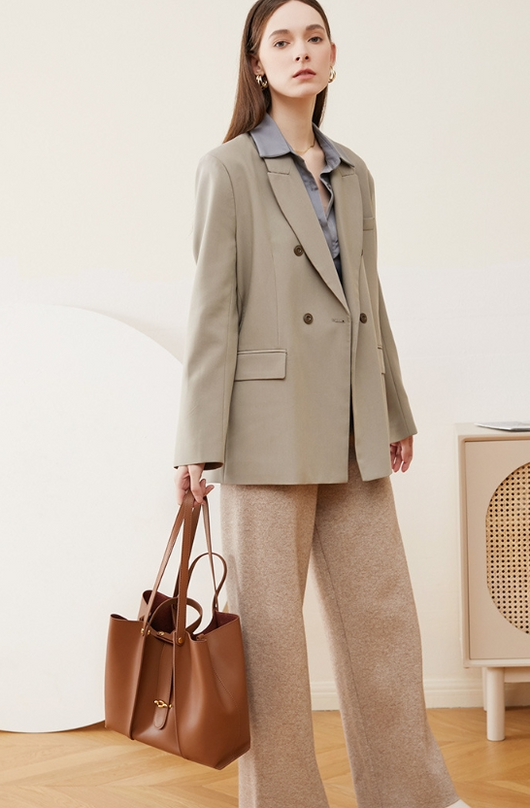 Bolso Tote de Cuero Genuino Grandes Dimensiones para Mujer - Image 21