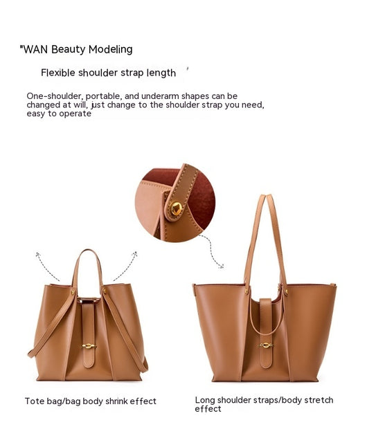 Bolso Tote de Cuero Genuino Grandes Dimensiones para Mujer - Image 24