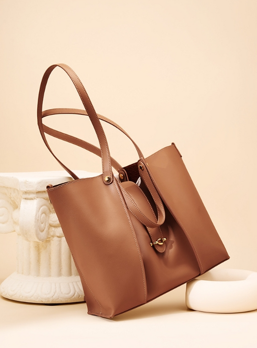 Bolso Tote de Cuero Genuino Grandes Dimensiones para Mujer - Image 25