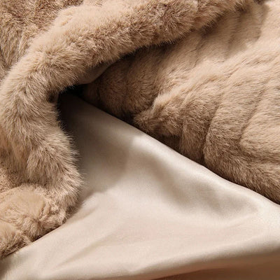 Abrigo Peludo Casual para Mujer - Otoño e Invierno - Image 11