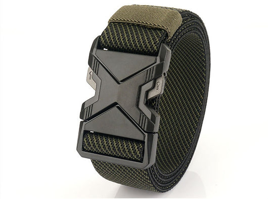 Cinturón Elástico Tejido para Hombre - Diseño Minimalista con Hebilla de Aleación - Image 17