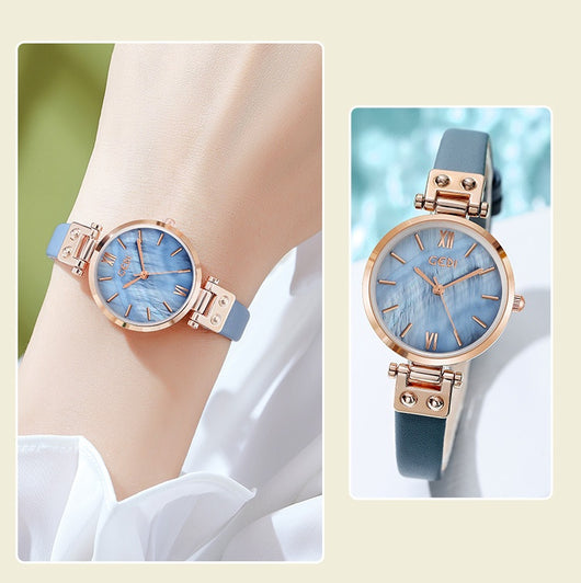 Reloj de Pulsera Artístico para Mujer - Diseño Elegante con Esfera Pequeña y Resistencia al Agua - Image 14