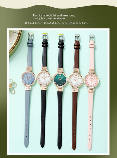 Reloj de Pulsera Artístico para Mujer - Diseño Elegante con Esfera Pequeña y Resistencia al Agua - Image 15