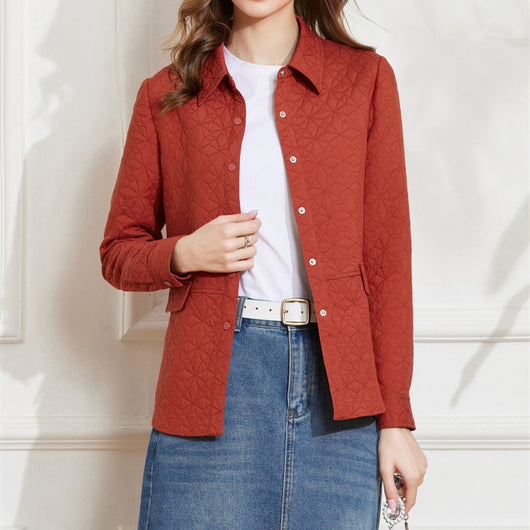 Chaqueta Acolchada de Algodón para Mujer - Diseño Minimalista - Image 9