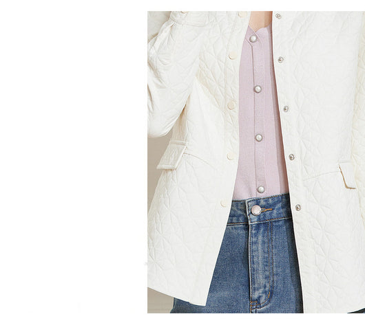 Chaqueta Acolchada de Algodón para Mujer - Diseño Minimalista - Image 19