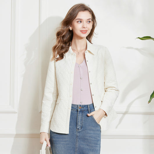 Chaqueta Acolchada de Algodón para Mujer - Diseño Minimalista - Image 20