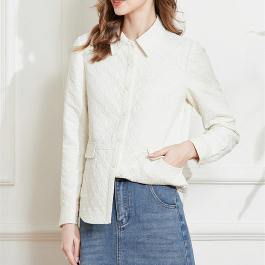 Chaqueta Acolchada de Algodón para Mujer - Diseño Minimalista - Image 23