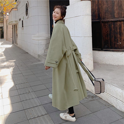 Abrigo de Lana Grueso Retro con Estilo Suave y Elegante - Image 10
