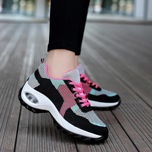 Zapatillas Deportivas Mujer Malla Transpirable con Cámara de Aire - Image 20