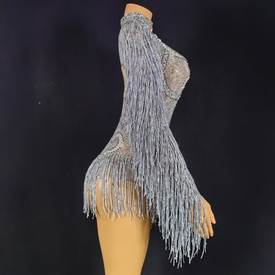 Jumpsuit Elegante para Mujer con Detalles de Perlas y Borlas - Image 30