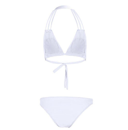 Bikini Dividido de Mujer en Colores Sólidos - Image 11