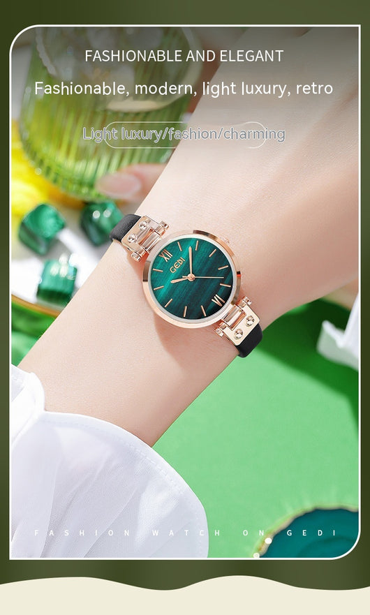 Reloj de Pulsera Artístico para Mujer - Diseño Elegante con Esfera Pequeña y Resistencia al Agua - Image 18
