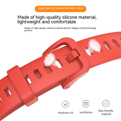 Correa de Reloj de Silicona Monocromática - Pulsera Versátil - Image 14
