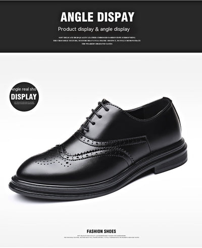 Zapatos de Cuero Brogue Ejecutivo para Otoño e Invierno - Image 9