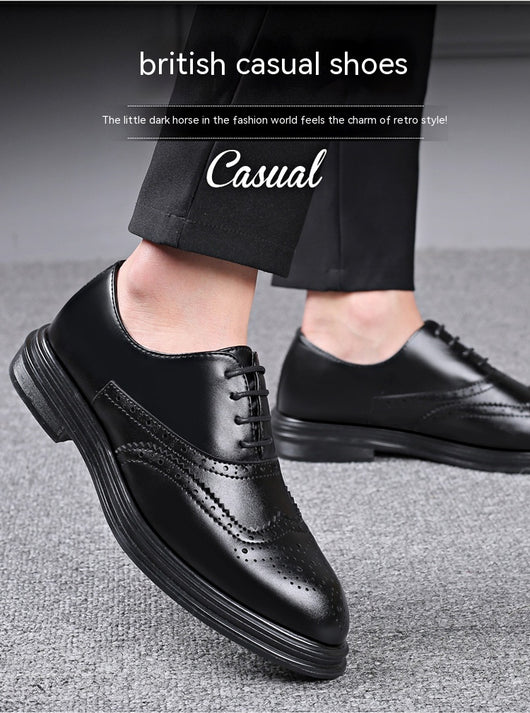 Zapatos de Cuero Brogue Ejecutivo para Otoño e Invierno - Image 10