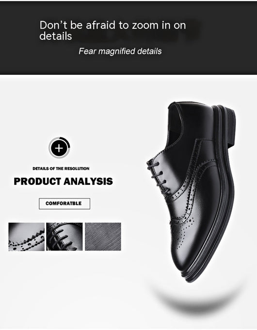 Zapatos de Cuero Brogue Ejecutivo para Otoño e Invierno - Image 12