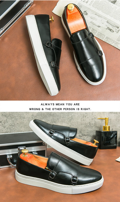 Tenis Ejecutivos de Moda Británica - Zapatillas Versátiles All-Match para Hombre - Image 14
