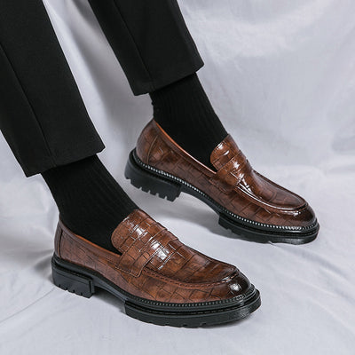 Zapatos de Cuero Casual para Hombre - Estilo Británico Transpirable - Image 7