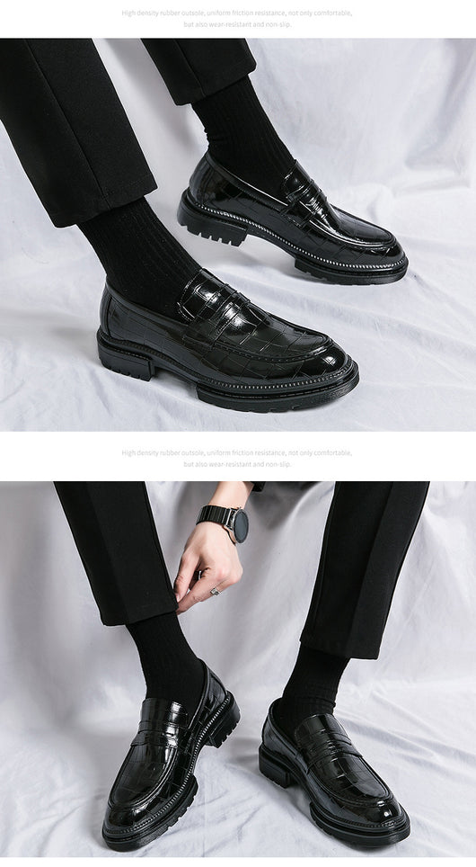 Zapatos de Cuero Casual para Hombre - Estilo Británico Transpirable - Image 12