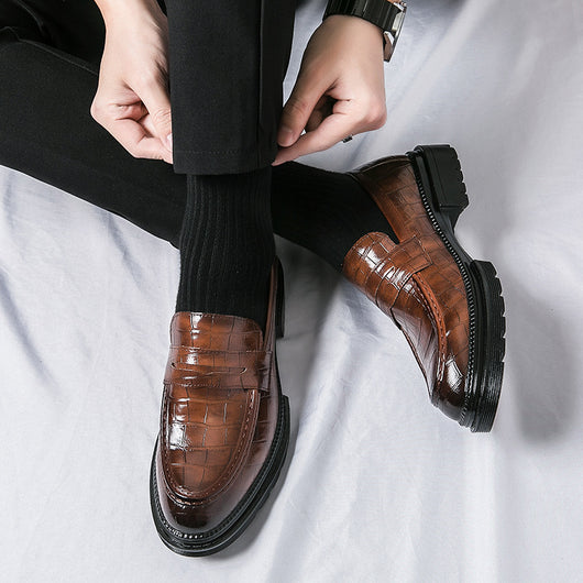 Zapatos de Cuero Casual para Hombre - Estilo Británico Transpirable - Image 16