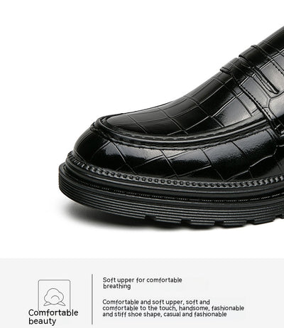 Zapatos de Cuero Casual para Hombre - Estilo Británico Transpirable - Image 19