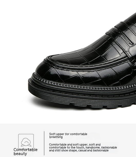 Zapatos de Cuero Casual para Hombre - Estilo Británico Transpirable - Image 19