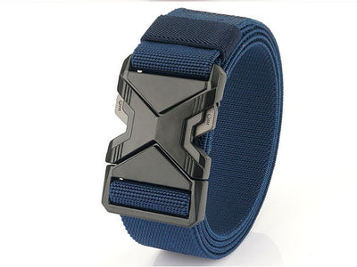 Cinturón Elástico Tejido para Hombre - Diseño Minimalista con Hebilla de Aleación - Image 41