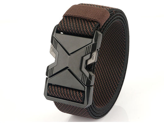 Cinturón Elástico Tejido para Hombre - Diseño Minimalista con Hebilla de Aleación - Image 42