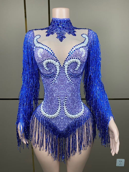 Jumpsuit Elegante para Mujer con Detalles de Perlas y Borlas - Image 60